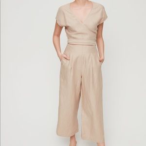 Wilfred Brax Linen Jumpsuit with pockets!